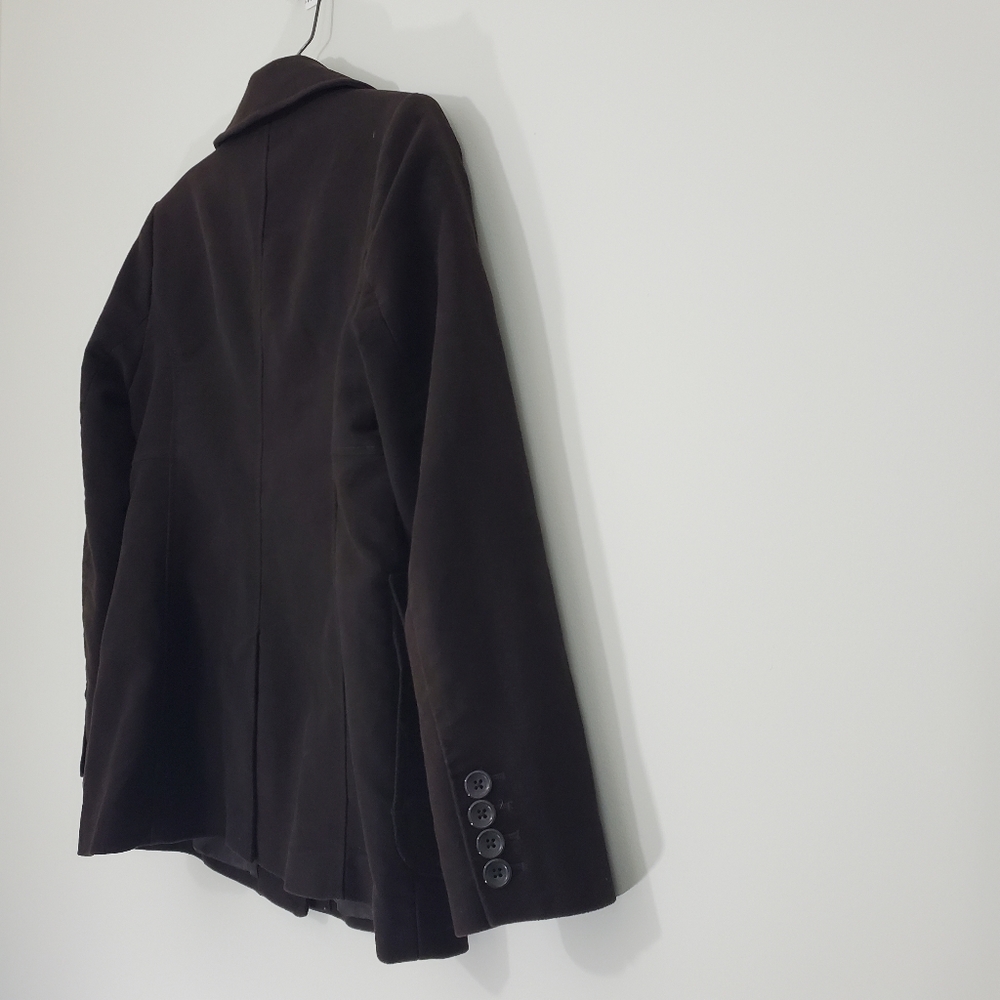 Gap Brown Button Front Jacket, Size Xs - image 3